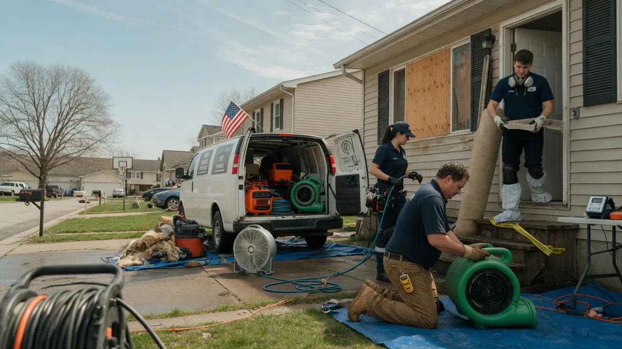 Water Damage Restoration in Six Lakes, MI near me